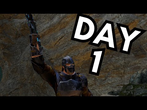 Claiming Crouch Bear Cave DAY 1 In Ark