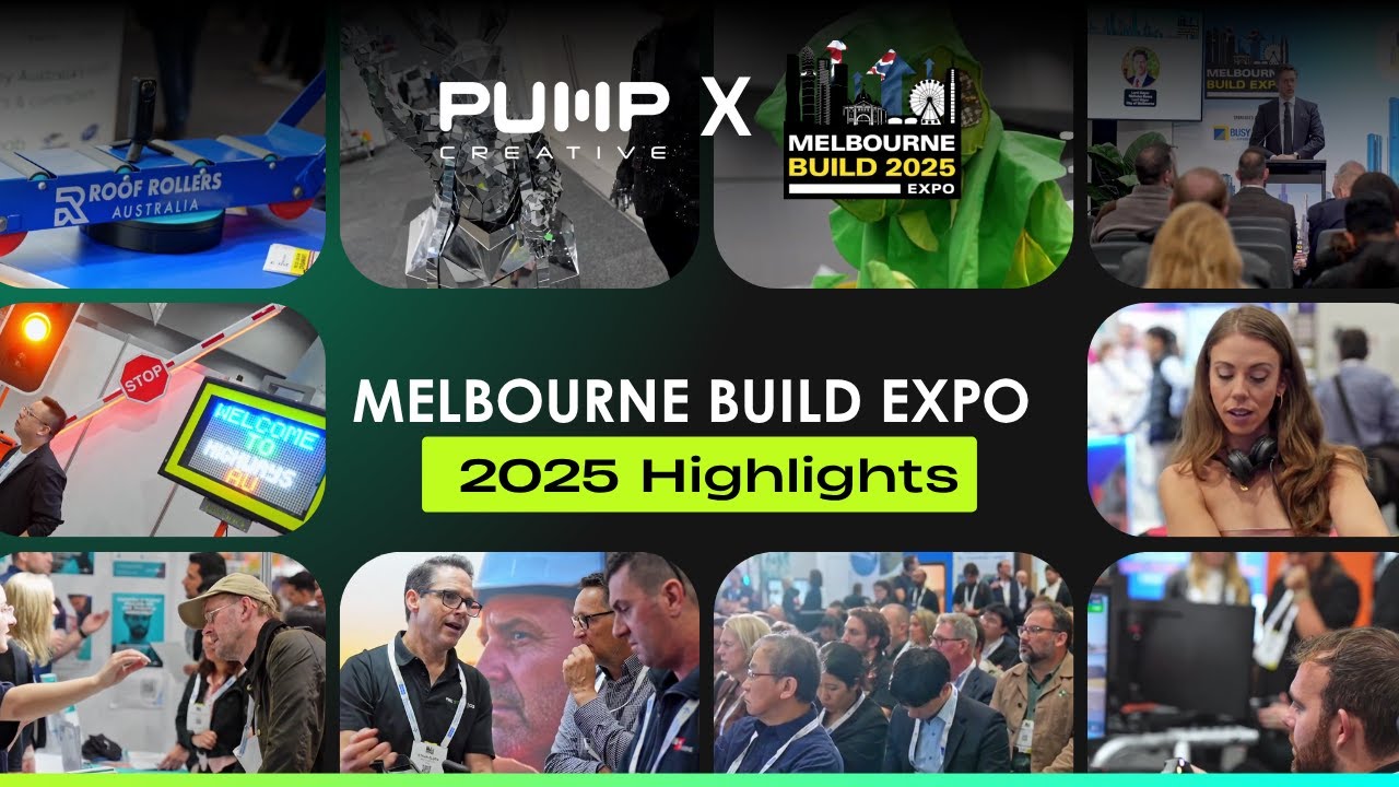 Melbourne Build Expo 2025 Highlights | Pump Creative x Build Australia