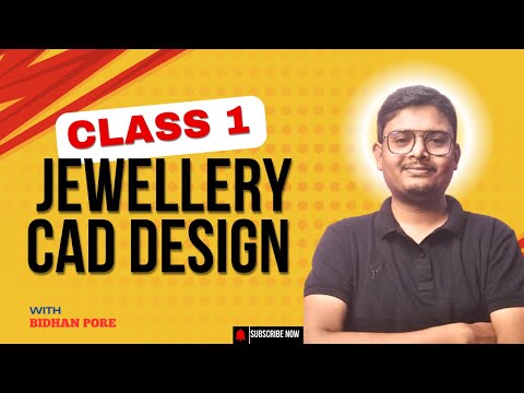 Cad Jewellery Design Class 1: Curve drawing and Snap tools details///