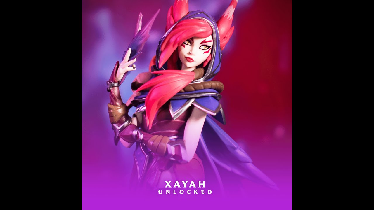 🗡️ Xayah Statue 🤩  [UNBOXING]  ⚔️ LEAGUE OF LEGENDS!!!