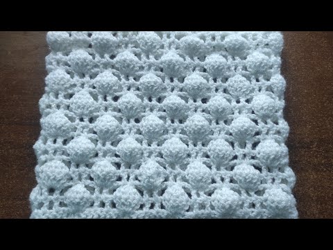 Lecția 47. Tutorial .Croșetăm  Eșarfă Circulară cu bufuri