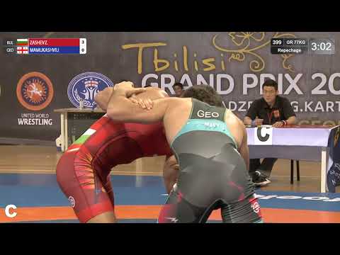 Repechage GR - 77 kg: Z. ZASHEV (BUL) v. B. MAMUKASHVILI (GEO)