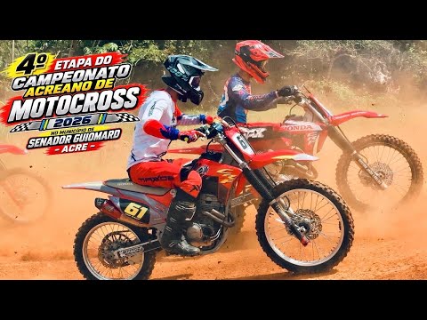 MOTOCROSS 2026   4º ETAPA DO CAMPEONATO ACRIANO EM SENADOR GUIOMARD - ACRE.