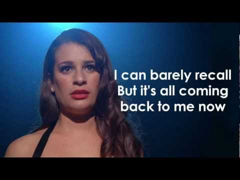 Glee - It's All Coming Back To Me Now (Lyrics)