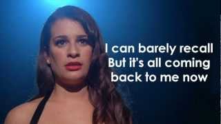 Glee - It&#39;s All Coming Back To Me Now (Lyrics)
