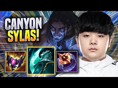 CANYON IS A MONSTER WITH SYLAS! - DK Canyon Plays Sylas JUNGLE vs Poppy! | Preseason 2023