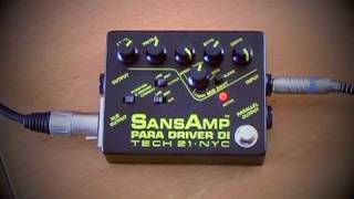 Video thumbnail for Tech 21•NYC: SansAmp PARA DRIVER DI with electric guitar by Brett Kingman