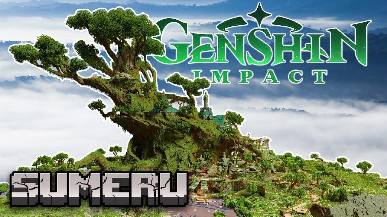 We made Sumeru City from Genshin Impact in Minecraft!