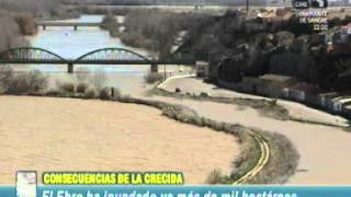 preview picture of video 'Crecida ordinaria del Ebro'