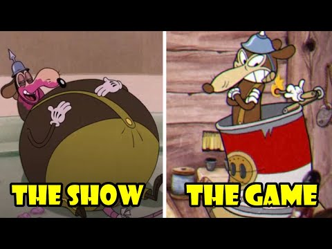The Cuphead Show VS  The Game - The Ultimate Character Comparison (Season 1 , 2 and 3)