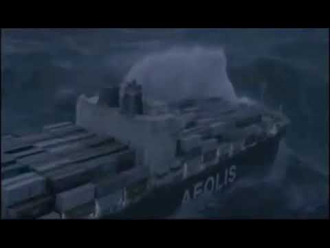 Aeolis and Van Ruyn stuck in hurricane grace scene - The Perfect Storm 2000