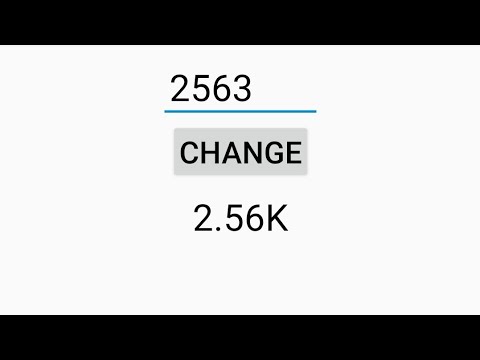 Format number display in TextView