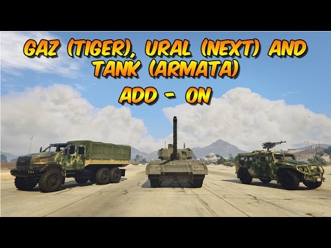 Gaz"Tiger",Ural"Next",Tank"Armata" Pack [Add-On]