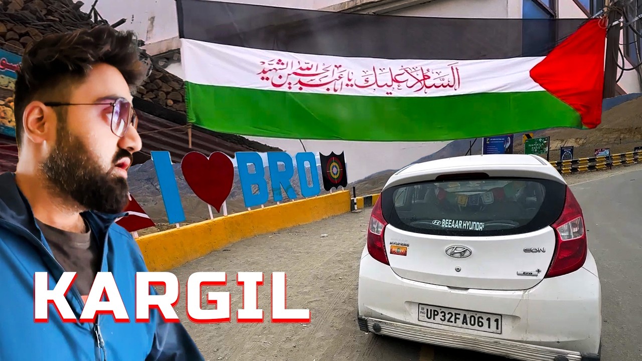 Kargil Mei Palestine Jesa Jhanda Dekha! Lucknow to Ladakh on Hyundai Eon | 2024 Road Trip #hyped