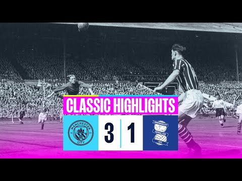FA CUP FINAL VICTORY! | Man City 3-1 Birmingham City 1956 | Classic Highlights
