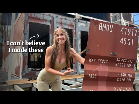 The BEST addition to my container house so far!