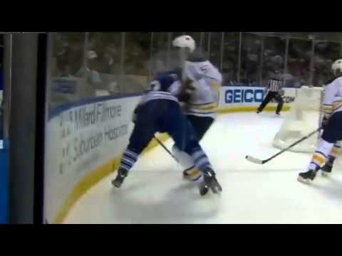 Tyler Myers slams Matt Frattin
