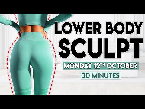 LOWER BODY SCULPT and BOOTY BUILD | 30 minute Home Workout thumnail