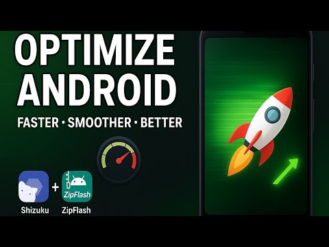 How to Optimize Android for Speed | Make Your Phone Faster with Shizuku & ZipFlash