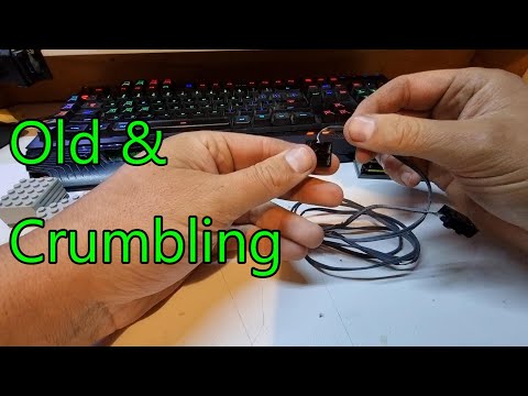 My vintage Lego Technic cable disintegrated