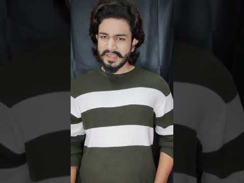 Yadnesh Pawar Acting Audition in Long Hair and Beard
