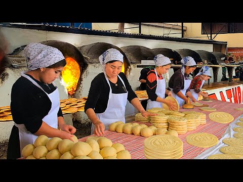 Uzbek National flatbread l Delicious and buttery