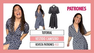 Vestido camisero — Revista Patrones nº453