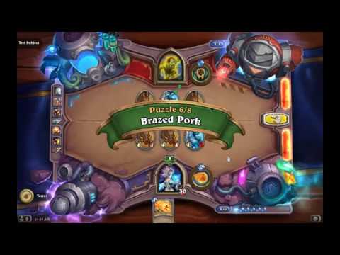 Solution Puzzle Lab Mirror: Brazed Pork - Test Subject (6/8), Hearthstone Boomsday