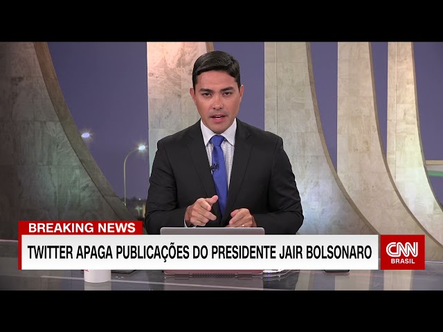 Twitter apaga dois posts de Bolsonaro por ‘violar as regras’ da rede social