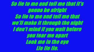 David Cook - Lie Lyrics