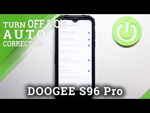 How to Activate Autocorrection in DOOGEE S96 Pro – Turn On Autocorrection