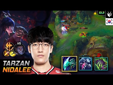 Tarzan Jungle Nidalee Build Night Harvester Conqueror - LOL KR 13.3