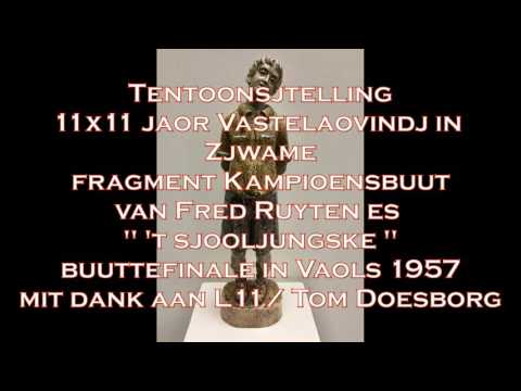 Opname live buut het 1957 van 't Sjooljungkse door Fred Ruyten