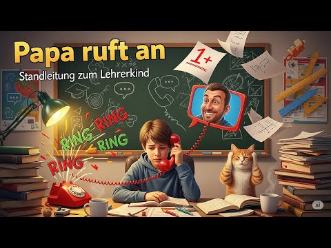 PAPA RUFT AN – Hörbuch Komödie | Standleitung zum Lehrerkind & Familienchaos