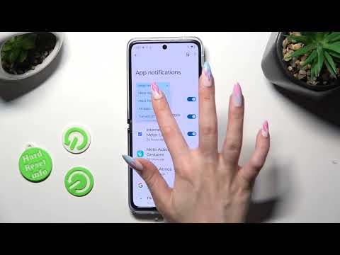 How to Turn On / Off App Notifications on Motorola Razr 40 Ultra