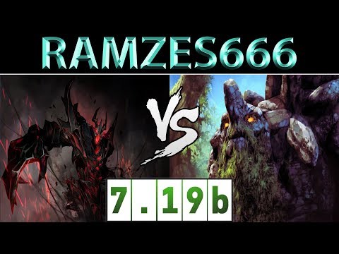 RAMZES666 [Shadow Fiend] vs [Tiny] ► EU Ranked ► Dota 2 7.19b