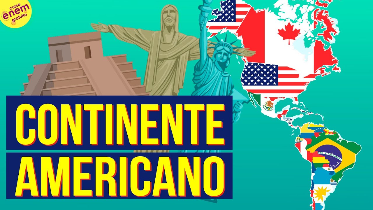 CONTINENTE AMERICANO: ASPECTOS GEOGRÁFICOS | Resumo de Geografia para o Enem