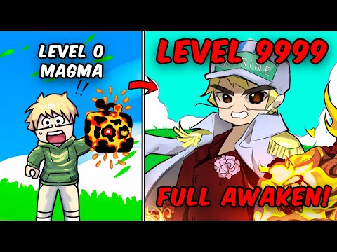 Gw FULL AWAKEN Buah MAGMA di BloxFruits!