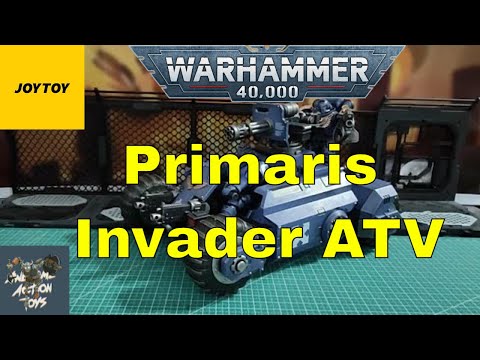 JoyToy Warhammer 40k Primaris Invader ATV 1:18 scale action figure vehicle. Oh yes, oh yes indeed!