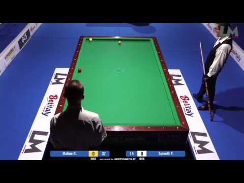 Matino Riccardo VS Spinelli Pierpaolo - Campionato Italiano Biliardo 2016/2017(Torino)