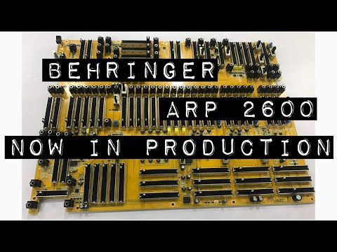 Behringer ARP-2600, Now In Production !