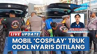 Mobil Rental "Cosplay" Jadi Truk sampai Bagasi Tak Bisa Ditutup, Nyaris Ditilang Polisi di Gorontalo