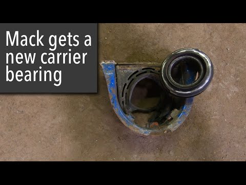 Mack carrier bearing replacement