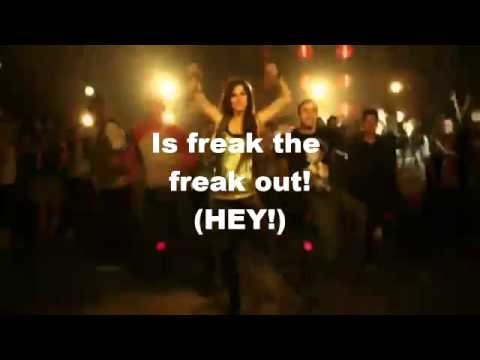 freak the freak out karaoke instrumental by victoria justice full version + on screen lyrics