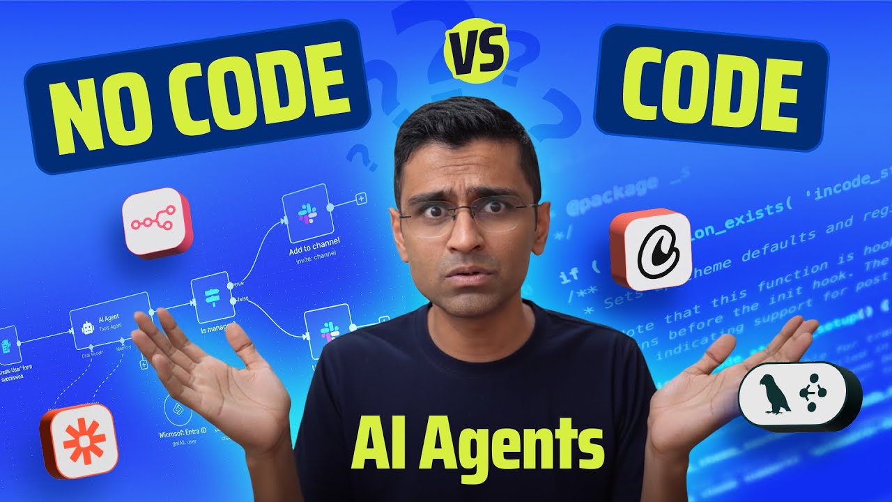AI Agents: No Code vs Code Frameworks - Which one is right for you?