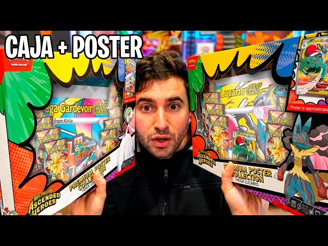 Vídeo relacionado con Pokémon: Colección con póster prémium Mega-Gardevoir de Megaevolución-Héroes Ascendentes (1 Carta holográfica de promoción, 1 póster Impreso por ambas Caras y 10 Sobres de Mejora)
