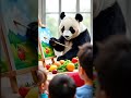 A Little Panda Painting Baby Chops 🎨🐼✨
