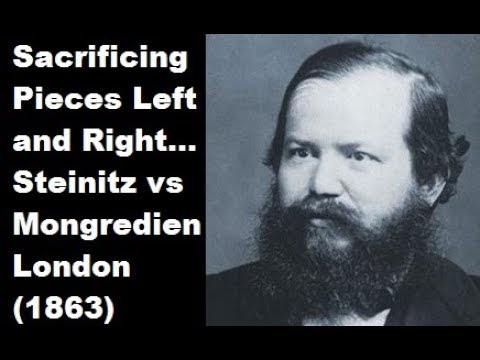Wilhelm Steinitz vs Augustus Mongredien - London (1863) #15