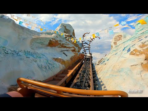 Mt. Everest Ride | Expedition Everest Coaster Ride at Disney's Animal Kingdom 2025