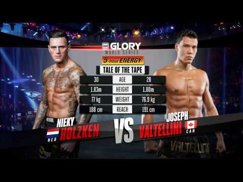 GLORY 13 Tokyo - Nieky Holzken vs. Joe Valtellini (Full Video)